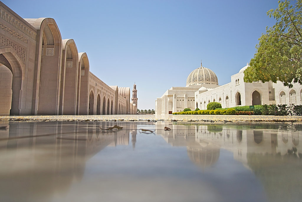 Oman Reiseroute - Muscat Muskat - Sultan Quaboos Moschee