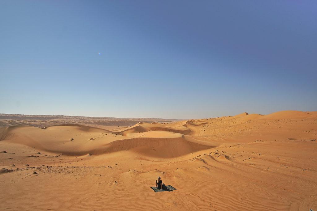 Oman Reiseroute - Wahiba Sands - Wüste