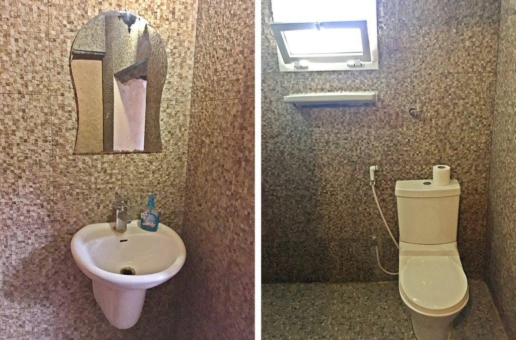 Misfah Old House - Misfat al Abriyeen Oman - Zimmer Badezimmer Bad Toilette - Traditionelles Lehmhaus Misfat al Abriyeen