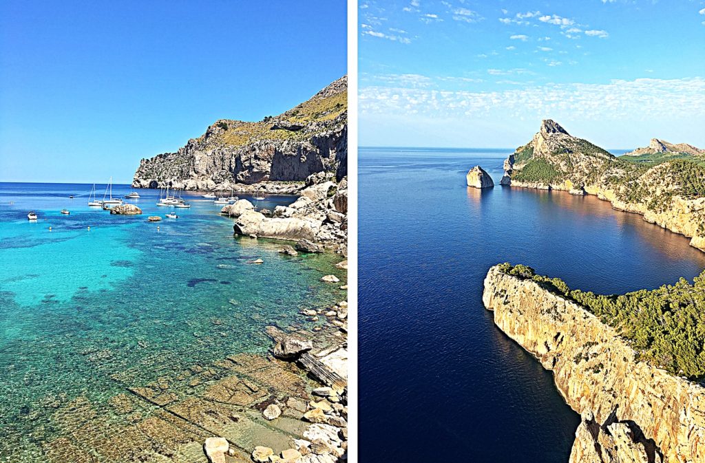 Spanien - Kurztrip Mallorca Tagesausflug mit Abwechslung - Cap Formentor - Bucht Cala Figuera - Mirador es Colomer Aussichtsplattform Aussicht