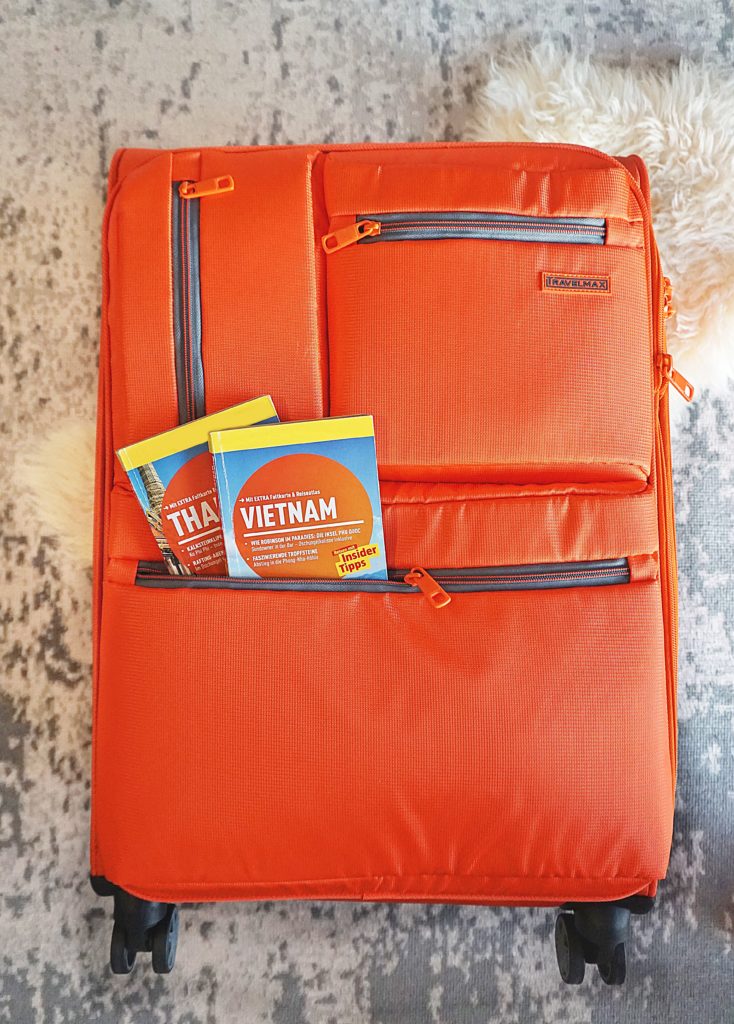 Dein perfekter Reisekoffer von Travelmax - Jump orange - Handgepäck, Reisegepäck
